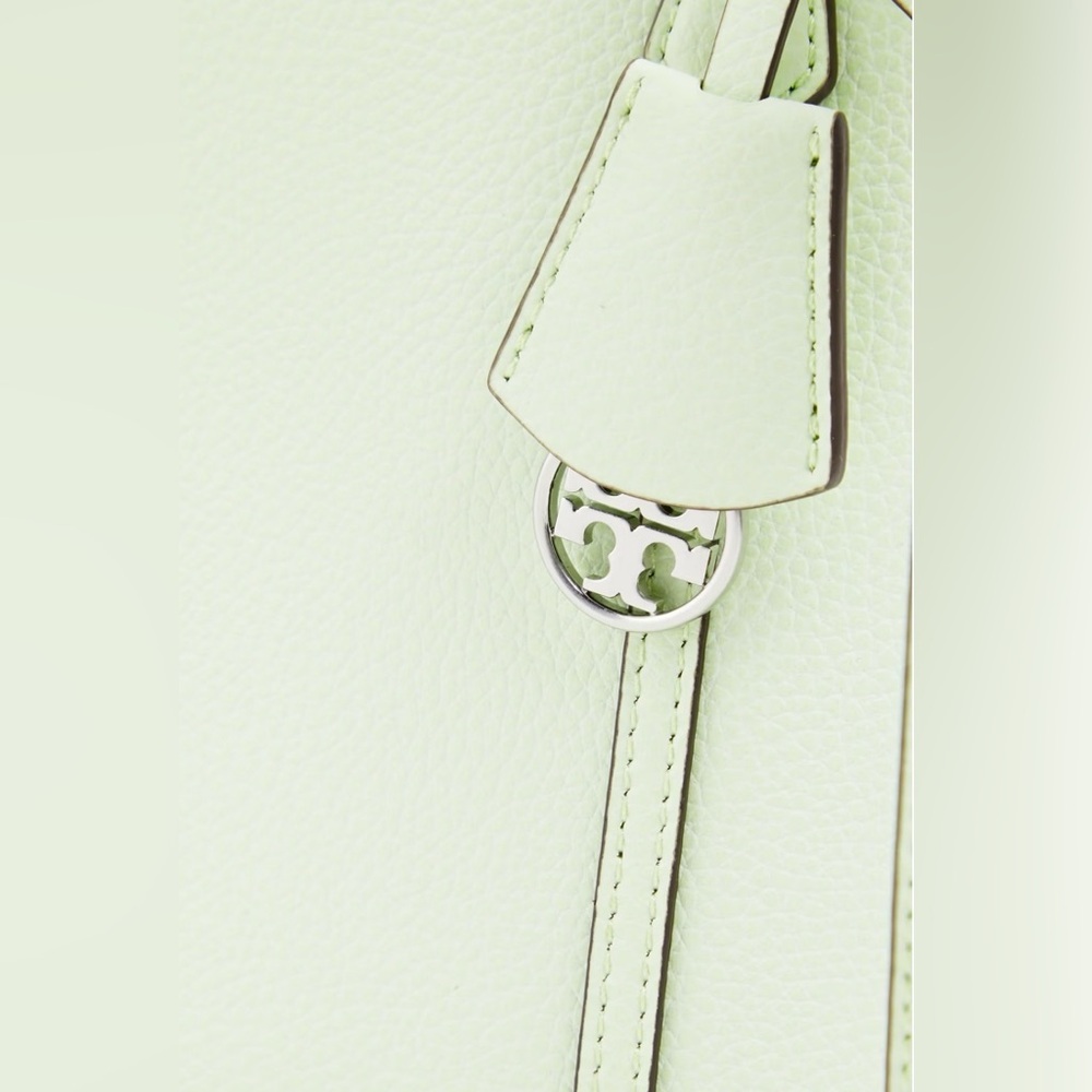 Brand New TORY BURCH Perry mini pebbled-leather tote. - Picture 6 of 15